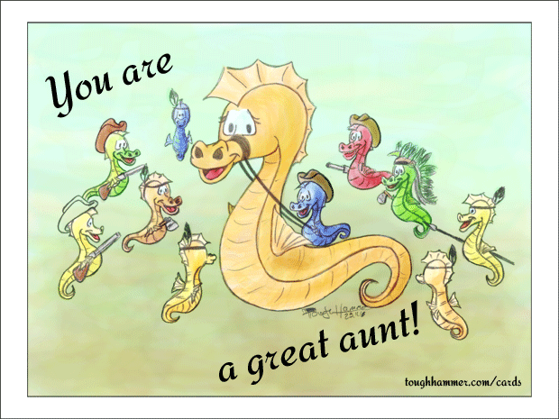 You are a great aunt!