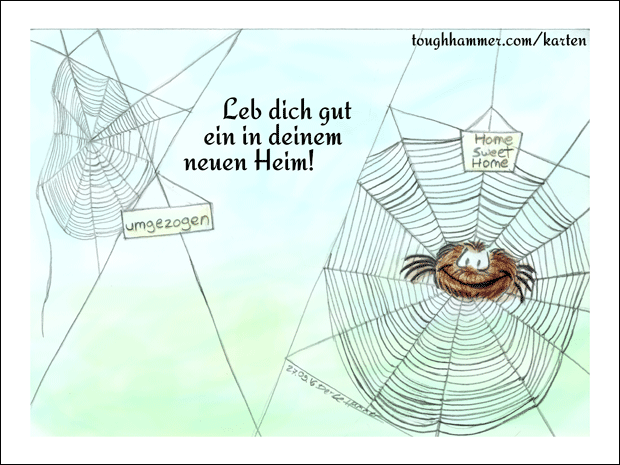 Leb dich gut ein in deinem neuen Heim