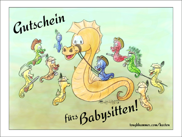 Gutschein f&uuml;r Babysitten